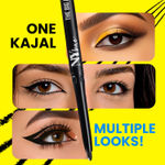 Buy NY Bae Waterproof Duo | The Big Apple Of My Eyes Kohl Kajal - Black (0.30 gm) | Truly Matte Liquid Eyeliner - Bold Black (4.5 ml) | Waterproof & Smudge proof Eyeliner & Kajal | Long Lasting |Eyeliner & Kajal Combo Pack | Essential Eye Makeup Kit - Purplle