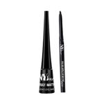 Buy NY Bae Waterproof Duo | The Big Apple Of My Eyes Kohl Kajal - Black (0.30 gm) | Truly Matte Liquid Eyeliner - Bold Black (4.5 ml) | Waterproof & Smudge proof Eyeliner & Kajal | Long Lasting |Eyeliner & Kajal Combo Pack | Essential Eye Makeup Kit - Purplle