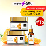 Buy Good Vibes Vitamin C-Ya Dullness Combo- (Good Vibes Glow Light Moisturiser 50 gm*2 + Good Vibes Anti Blemish Glow Toner Vitamin C (120 ml )) Spotless | Brightening| Depigmentation - Purplle