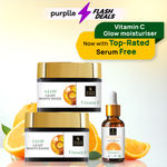 Buy Good Vibes Vitamin C-Ya Dullness Combo- (Good Vibes Glow Light Moisturiser 50 gm* 2 + Good Vibes Vitamin C Serum 15 ml) Spotless | Brightening| Depigmentation - Purplle