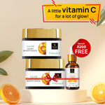 Buy Good Vibes Vitamin C-Ya Dullness Combo- (Good Vibes Glow Light Moisturiser 50 gm* 2 + Good Vibes Vitamin C Serum 15 ml) Spotless | Brightening| Depigmentation - Purplle
