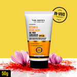 Buy Dr. Sheth's Kesar & Kojic Acid Oil-Free Sunscreen SPF 50+ Pa++++ |In-Vivo Tested | For Pigmentation-Free Skin | Lightweight & Non Greasy | For UVA/UVB & Blue Light & IR Protection | No White Cast | For Oily Skin | For Men & Women | 50 gm - Purplle