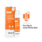 Buy The Derma Co. 1% Hyaluronic Sunscreen Oil-Free Gel | Lightweight Sunscreen for Oily & Acne-Prone Skin | SPF 50 & PA++++ Protection | Safe & Effective | - 50 gm - Purplle