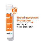 Buy The Derma co.1% Hyaluronic Sunscreen Oil-Free Matte Gel SPF 50 PA++++ | For Oily, Acne-Prone Skin | Lightweight Texture | No White Cast | Broad Spectrum Protection & Blue Light Protection | For Men & Women | - 50 gm - Purplle