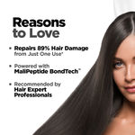 Buy BBLUNT Bond Repair Shampoo - 300 ml Repairs damaged hair by 89% in just 1 use* | Powered with MaliPeptide BondTech | Recommended By Hair Experts | For Men & Women | SLS & Paraben Free - Purplle