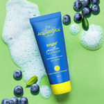 Buy Aqualogica Bright+ Smoothie Face Wash | Brightening Face Wash for Glowing Skin | Deep Cleansing & Gentle Exfoliation | With Blueberry, Kojic Acid, AHAs & BHAs | For All Skin Types | For Men & Women | 100 ml - Purplle