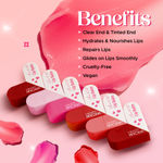 Buy Hilary Rhoda Clear & Tint Lip Balm | Infused with Aloe Vera & Shea Butter | Hydrates & Nourishes Lips | 2 Sided Lip Balm | Glides on lips Smoothly - (2.27 gm*2 =4.54 gm)(Rose Love - Shade 01) - Purplle