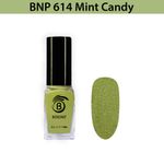 Buy Beromt Matte Sugar Crush Nail Polish Mint Candy (8 ml) - Purplle