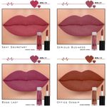 Buy BEROMT OFFICE MINI MATTE LIPSTICK - SET OF 4 - Purplle