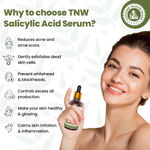 Buy TNW The Natural Wash Salicylic Acid Serum for Reducing Acne & Acne Scars | Serum for Clear Skin | Chemical-Free Face Serum with Neem &A Witch Hazel 30 ml - Purplle