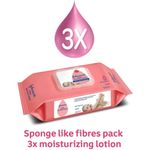 Buy Johnsons Baby Skincare Wipes Twin Pack 72 wipes - Purplle