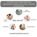 Buy NOX DETOX Underarm Whitening and Deodorant Cream with Kojic Acid | Controls Body Odour over 24 Hours | Dark Underarms | No Aluminium | Women & Men | All Skin Type + Sensitive Skin | Natural & Vegan 30 gm - Purplle