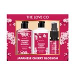 Buy The Love Co Japanese Cherry Blossom Gift Collection | Indulge in Travel Pack Shower Gel, Body Lotion & Shampoo | Ideal Birthday & Special Occasion Hamper - Pack of 3 - Purplle