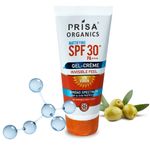 Buy Prisa Organics Mattifying SPF 30 PA+++ Gel Cream Invisible Feel Sun Screen Broad Spectrum UVA & UVB Protection No Paraben , Non-sticky 100 gm - Purplle