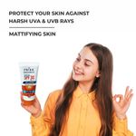 Buy Prisa Organics Mattifying SPF 30 PA+++ Gel Cream Invisible Feel Sun Screen Broad Spectrum UVA & UVB Protection No Paraben , Non-sticky 100 gm - Purplle