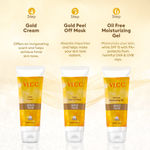 Buy VLCC Gold Facial Kit + FREE Rose Water Toner Worth (300 g + 100 ml) - Purplle