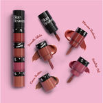 Buy Blue Heaven Lip Tower 4-in-1 Stackable Liquid Lipstick Combo Set | Infused with Cocoa Butter & Rosehip Oil | Mousse Texture | Soft Matte Finish Nude Lipstick set | Intense Color Payoff, 6 ml - Purplle