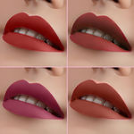 Buy Blue Heaven Lip Tower 4-in-1 Stackable Liquid Lipstick Combo Set | Infused with Cocoa Butter & Rosehip Oil | Mousse Texture | Soft Matte Finish Nude Lipstick set | Intense Color Payoff, 6 ml - Purplle