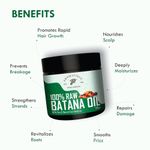 Buy Aromatique Raw Batana Oil | Unrefined Cold Pressed Batana Oil for Hair Growth by Dr Sebi Sourced from Honduras | Hair & Skin Nourishment Oil (100 gm) - Purplle