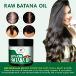 Buy Aromatique Raw Batana Oil | Unrefined Cold Pressed Batana Oil for Hair Growth by Dr Sebi Sourced from Honduras | Hair & Skin Nourishment Oil (100 gm) - Purplle