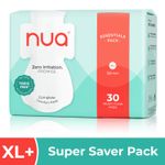 Buy Nua Ultra Thin Sanitary Pads for Women - Heavy XL+ (without disposal covers - 30 pads) - Purplle
