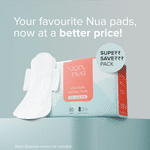 Buy Nua Ultra Thin Sanitary Pads for Women - Heavy XL+ (without disposal covers - 30 pads) - Purplle