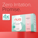 Buy Nua Complete Comfort Pads | Zero Irritation Promise | Essentials Pack | Super Saver| 4x Comfort | 100% Toxic-free | Medium flow 30 pads - Purplle