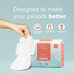 Buy Nua Ultra Thin Sanitary Pads for Women - Regular L (without disposal covers - 30 pads) - Purplle