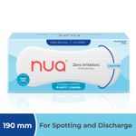 Buy Nua Ultra-Soft Panty Liners - 190 mm (40 liners) - Purplle
