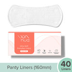 Buy Nua Ultra-Soft Panty Liners - 160 mm (40 liners) - Purplle
