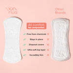 Buy Nua Ultra-Soft Panty Liners - 160 mm (40 liners) - Purplle