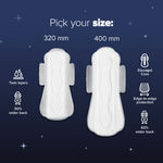 Buy Nua Ultra-Safe Night Pads XXXL (400mm - 8 pads) - Purplle