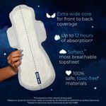 Buy Nua Ultra-Safe Night Pads XXXL (400mm - 8 pads) - Purplle