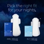 Buy Nua Ultra-Safe Night Pads XXXL (400mm - 8 pads) - Purplle