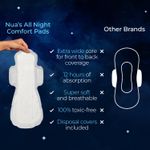 Buy Nua Ultra-Safe Night Pads XXXL (400mm - 8 pads) - Purplle