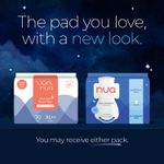 Buy Nua All Night Comfort Sanitary Pads | Pack of 30 (XL++ 320 mm) | Twin Layer Protection | 50% Wider Back and Anti Stain Wings | Upto 10 hours of Absorption | Super Soft and Breathable | No Rashes | 100% Toxic-Free - Purplle