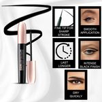 Buy Lakyou Beauty Matte Eyeliner Jet Black - 6 ml | Bold & Lasting Jet Black Lines With Matte Finish - Purplle