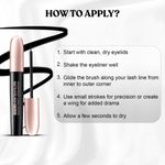 Buy Lakyou Beauty Matte Eyeliner Jet Black - 6 ml | Bold & Lasting Jet Black Lines With Matte Finish - Purplle