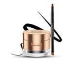 Buy Lakyou Beauty Gel Kajal & Eyeliner Cake | 24H Long-Lasting | Waterproof | Intense Black  (Black, 7 gm) - Purplle