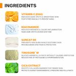 Buy Dermatouch Niacinamide 2% Vitamin C Sunscreen for glowing skin | SPF 50+ PA ++++ | Quick Absorbing | Zero White Cast | 50 gm - Purplle