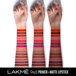 Buy Lakme 9TO5 Powerplay Priming Matte Lipstick, MM3 Sangria Weekend (3.6 gm) - Purplle