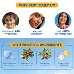 Buy NIVEA Soft Daily UV Light Moisturising Cream with SPF-15, 50 ml - Purplle
