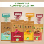 Buy Alps Goodness Natural Colors Holi Kit with Beetroot , Wild Turmeric, French Green Clay & French Pink Clay Powders (Pack of 4) | 50 gm X4 | Holi Colors | Natural Colors | No Stain | Pack of Colors - Purplle