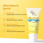Buy Fixderma Shadow Sunscreen SPF 30+ Gel Sunscreen For Oily Skin, Sun Screen Protector SPF 30 For Body & Face, Broad Spectrum For Uva & Uvb Protection Non Greasy & Water Resistant For Unisex, 40 gm - Purplle