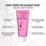 Buy Namyaa Hair Removal Cream for Intimate Skin Women 50 gm with After Wax Soothing Serum with Vitamin C - Purplle