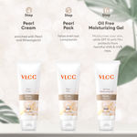 Buy VLCC Pearl Facial Kit + FREE Rose Water Toner Worth (300 gm + 100 ml) - Purplle
