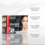 Buy VLCC Diamond Facial Kit + FREE Rose Water Toner Worth (300 gm + 100 ml) - Purplle