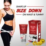 Buy VLCC Shape Up Waist & Tummy Trim Gel (200 gm) - Purplle