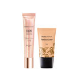 Buy FACES CANADA Flawless Glow Combo - Strobe Cream Rose Gold (18 ml) + Tinted Moisturizer - Light 01 (18 gm) | Illuminating & Glowing Makeup Base | Lightly Tinted BB Cream | Intense Hydration - Purplle