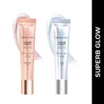 Buy FACES CANADA Superb Glow Combo - Strobe Cream - Rose Gold (18 ml) + Strobe Cream - Silver (18 ml) |Primer + Highlighter + Moisturizer | Illuminating & Glowing Makeup Base | Intense Hydration - Purplle